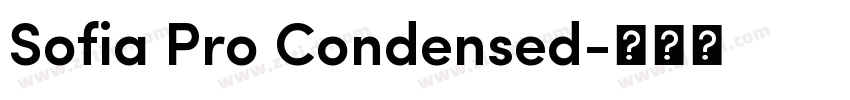 Sofia Pro Condensed字体转换